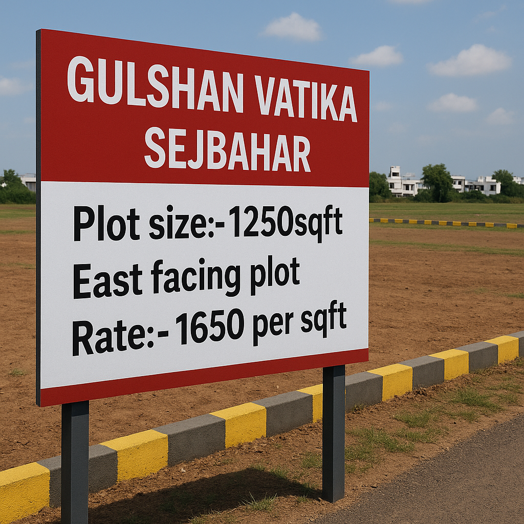 Photo of East facing plot